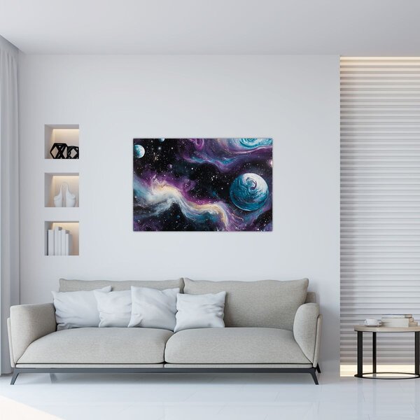 Slika - Oslikani svemir (90x60 cm)