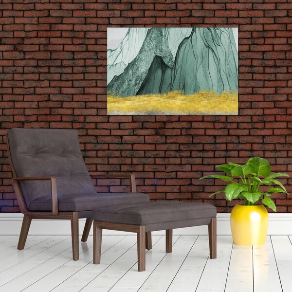 Slika - Smaragdne planine N⁰3 (90x60 cm)