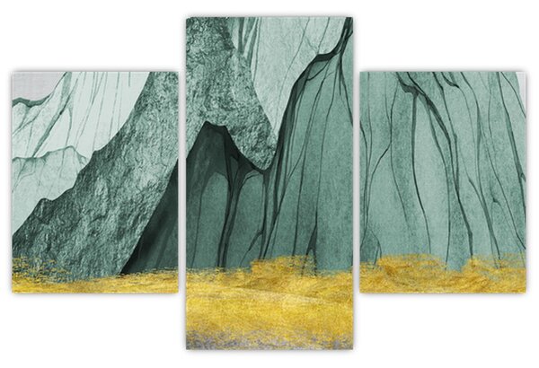 Slika - Smaragdne planine N⁰3 (90x60 cm)