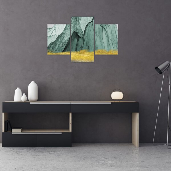 Slika - Smaragdne planine N⁰3 (90x60 cm)