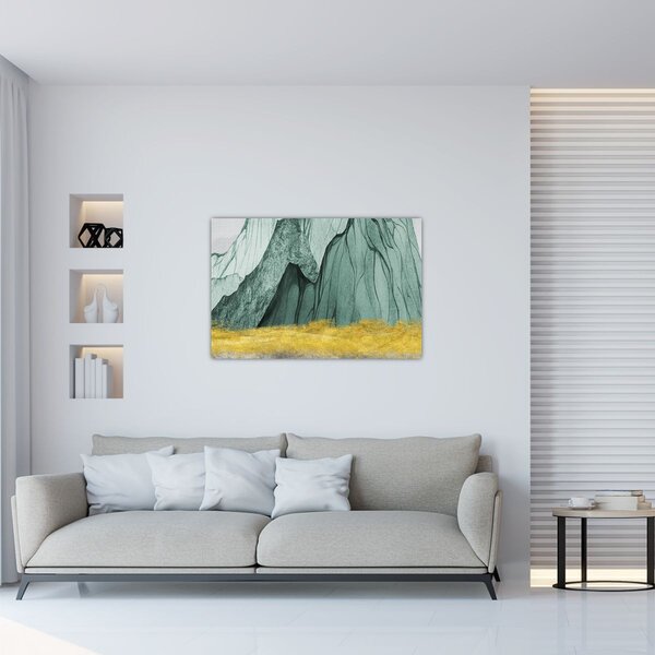 Slika - Smaragdne planine N⁰3 (90x60 cm)