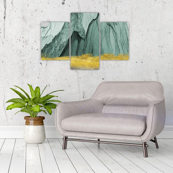 Slika - Smaragdne planine N⁰3 (90x60 cm)