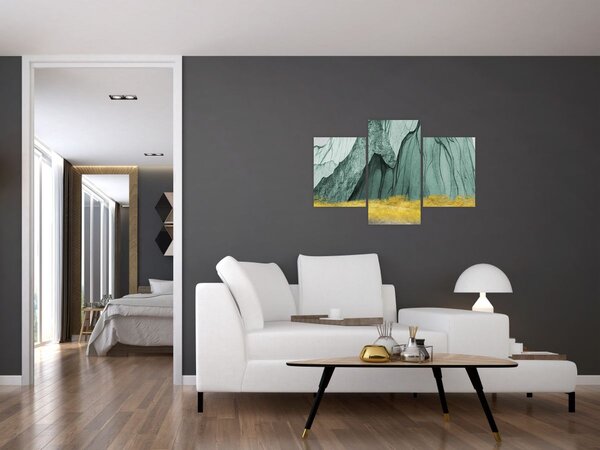 Slika - Smaragdne planine N⁰3 (90x60 cm)