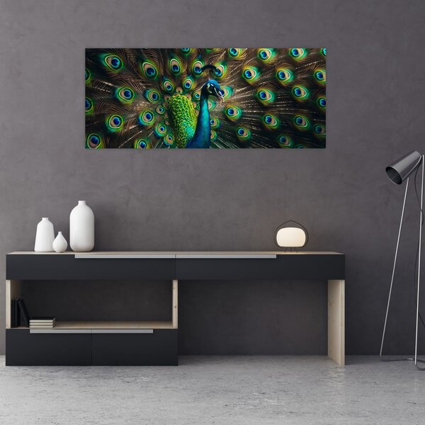 Slika – Paun (120x50 cm)