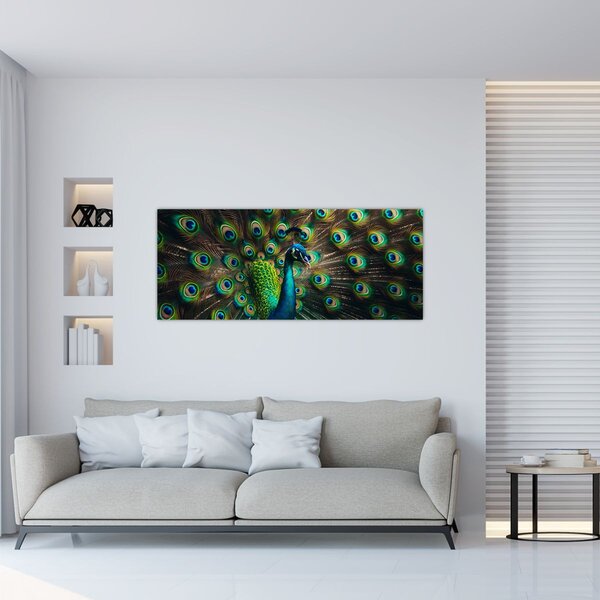 Slika – Paun (120x50 cm)