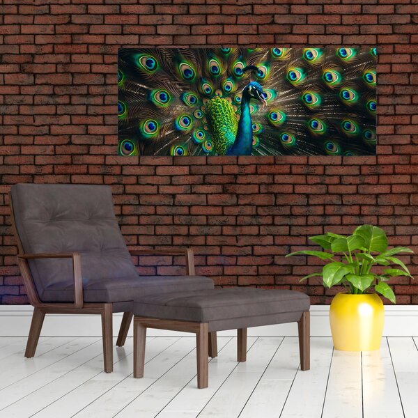 Slika – Paun (120x50 cm)