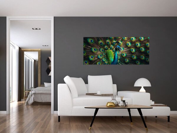 Slika – Paun (120x50 cm)