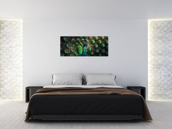 Slika – Paun (120x50 cm)