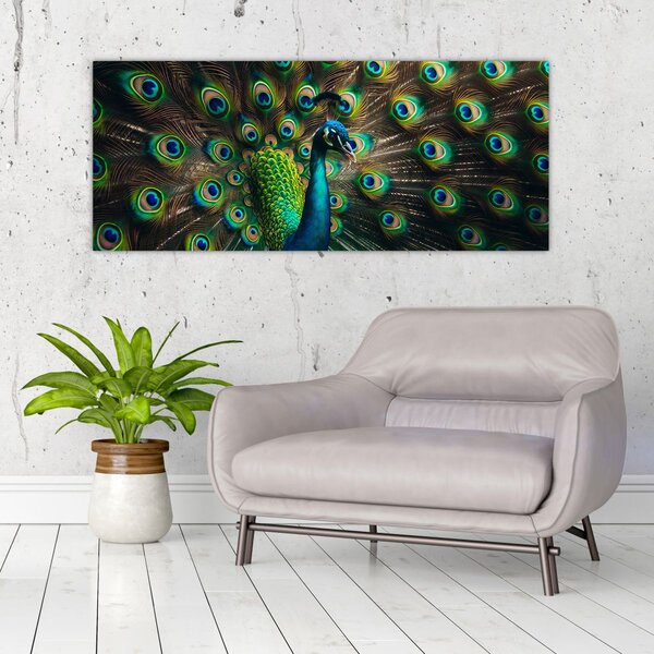 Slika – Paun (120x50 cm)