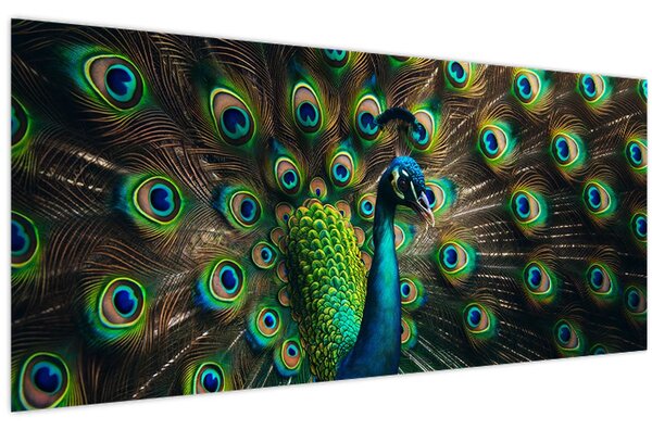 Slika – Paun (120x50 cm)