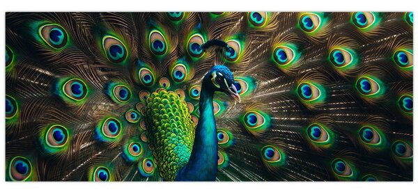 Slika – Paun (120x50 cm)