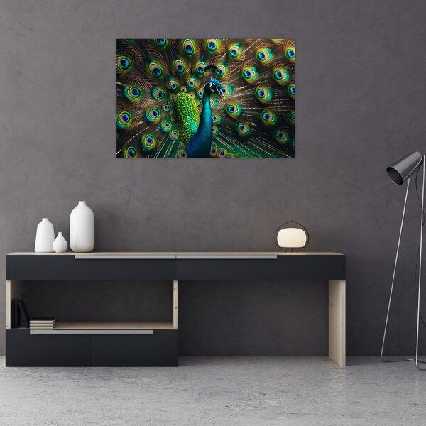 Slika – Paun (90x60 cm)
