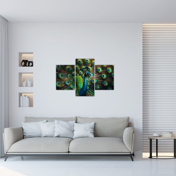 Slika – Paun (90x60 cm)