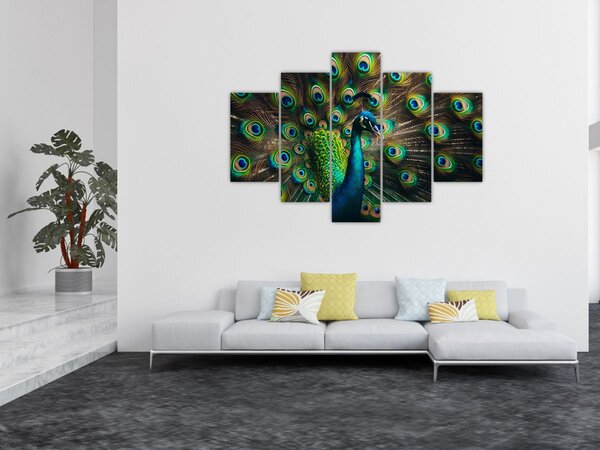 Slika – Paun (150x105 cm)