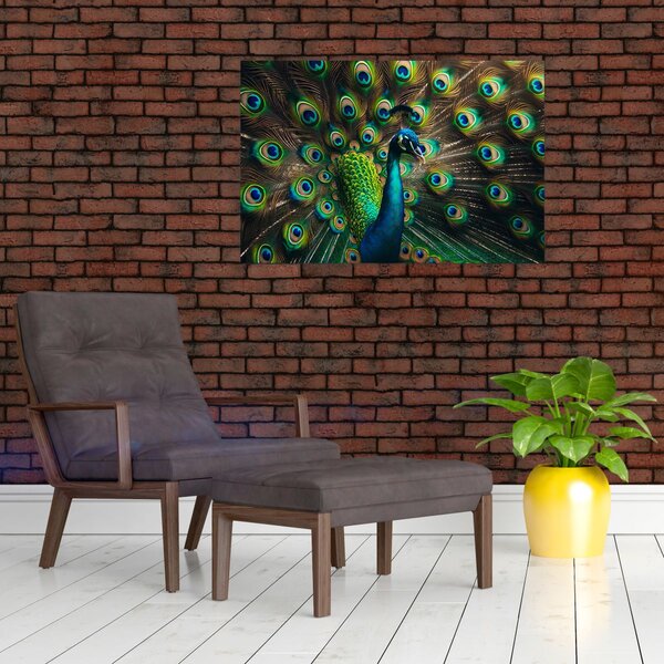 Slika – Paun (90x60 cm)