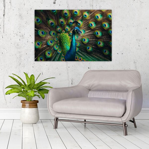 Slika – Paun (90x60 cm)