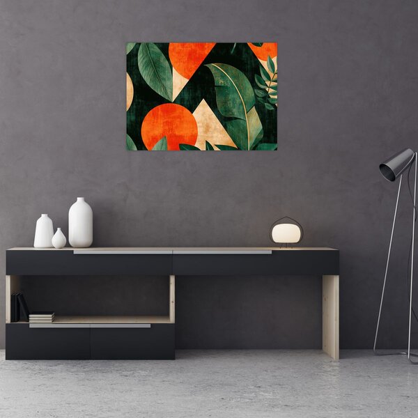 Slika - Geometrijski prirodni motivi II. (70x50 cm)