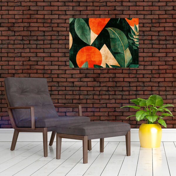 Slika - Geometrijski prirodni motivi II. (70x50 cm)