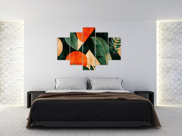 Slika - Geometrijski prirodni motivi II. (150x105 cm)