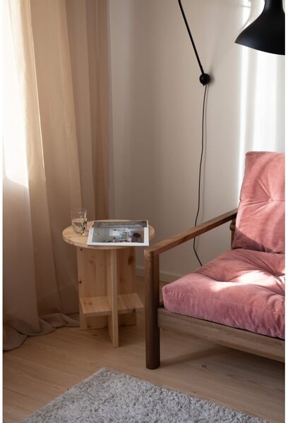 Ružičasta sklopiva sofa 205 cm Knob – Karup Design