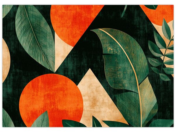 Slika - Geometrijski prirodni motivi II. (70x50 cm)