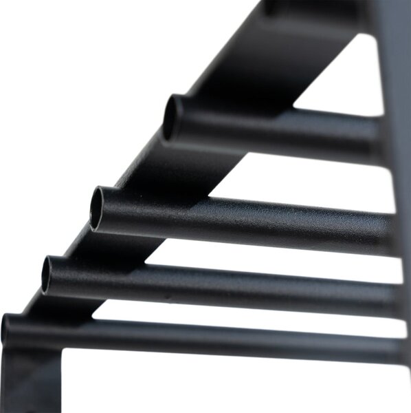 Crna metalna zidna vješalica s policom 100 cm Rex – Spinder Design