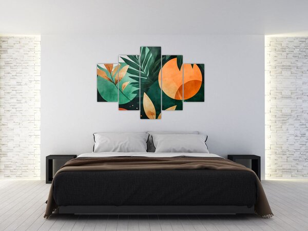 Slika - Geometrijski prirodni motivi (150x105 cm)