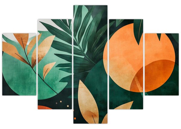 Slika - Geometrijski prirodni motivi (150x105 cm)