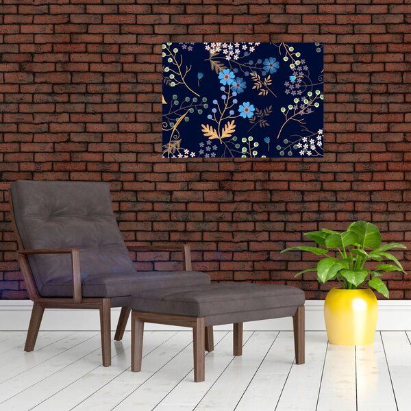 Slika - Jesensko cvijeće (70x50 cm)