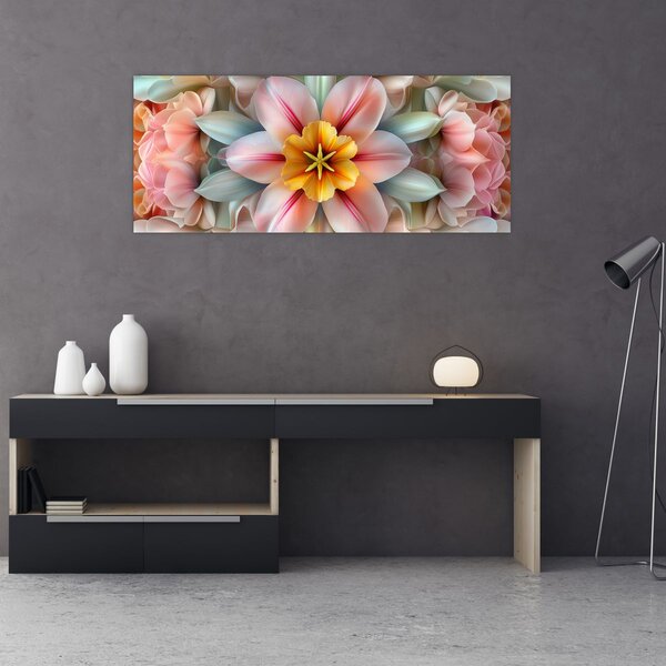 Slika - Kaleidoskopski cvijet (120x50 cm)