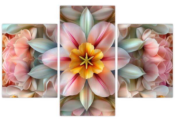 Slika - Kaleidoskopski cvijet (90x60 cm)