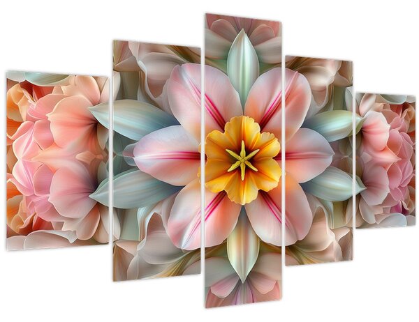 Slika - Kaleidoskopski cvijet (150x105 cm)