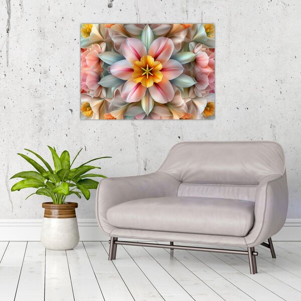 Slika - Kaleidoskopski cvijet (70x50 cm)