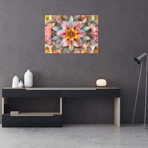 Slika - Kaleidoskopski cvijet (70x50 cm)