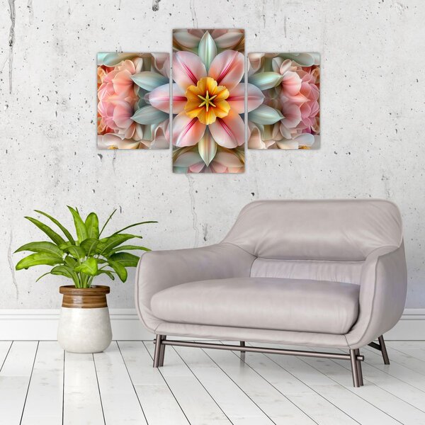 Slika - Kaleidoskopski cvijet (90x60 cm)
