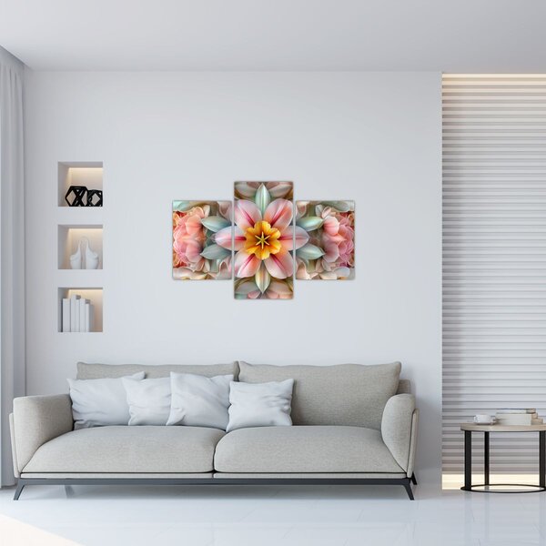 Slika - Kaleidoskopski cvijet (90x60 cm)