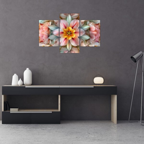 Slika - Kaleidoskopski cvijet (90x60 cm)