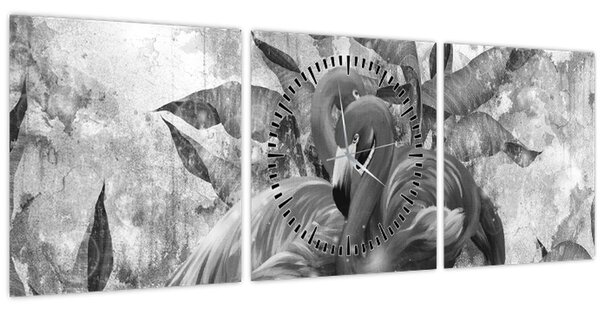 Slika - grafit flamingo (sa satom) (90x30 cm)