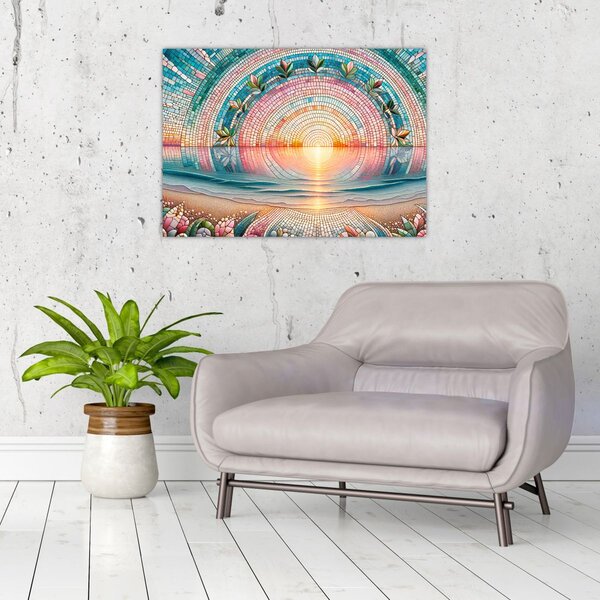 Slika – Mozaik zalaska sunca (70x50 cm)