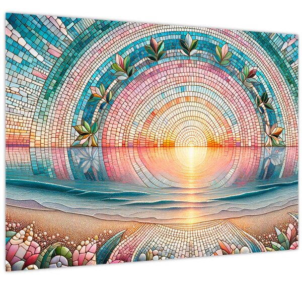 Slika – Mozaik zalaska sunca (70x50 cm)