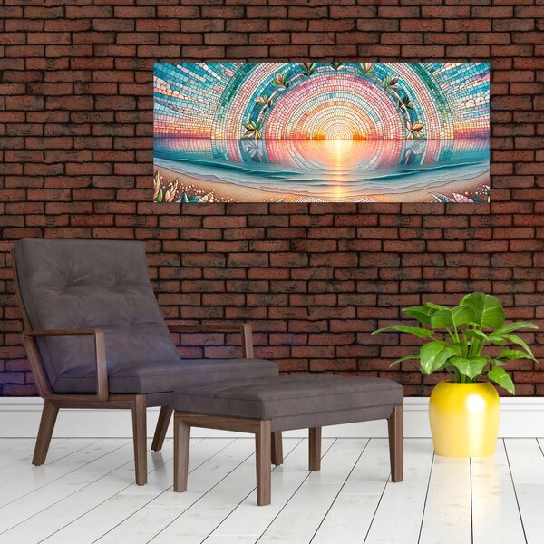 Slika – Mozaik zalaska sunca (120x50 cm)