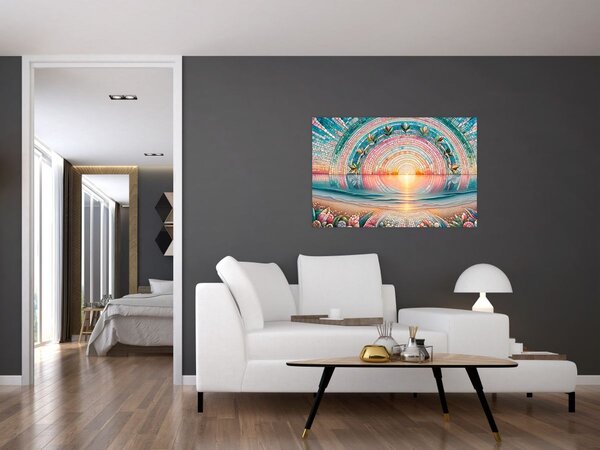 Slika – Mozaik zalaska sunca (90x60 cm)