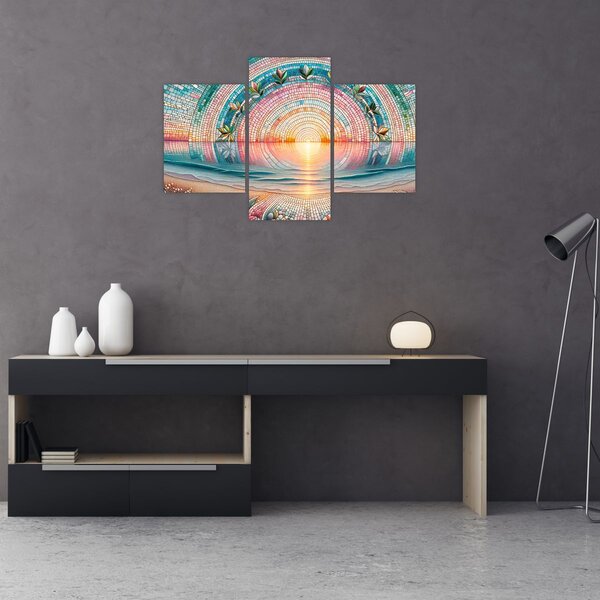 Slika – Mozaik zalaska sunca (90x60 cm)