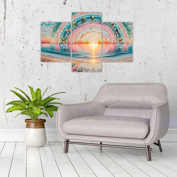 Slika – Mozaik zalaska sunca (90x60 cm)