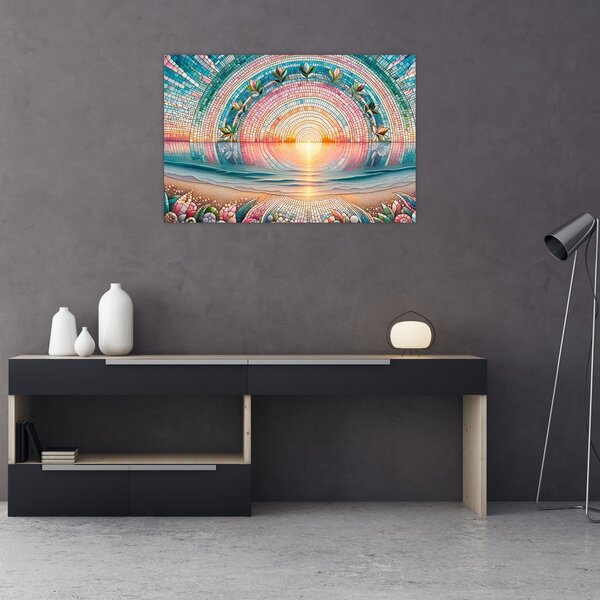 Slika – Mozaik zalaska sunca (90x60 cm)