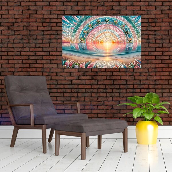 Slika – Mozaik zalaska sunca (90x60 cm)