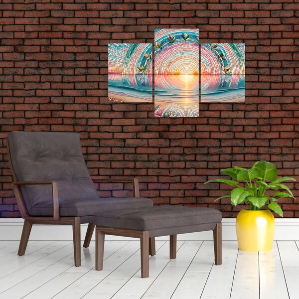 Slika – Mozaik zalaska sunca (90x60 cm)