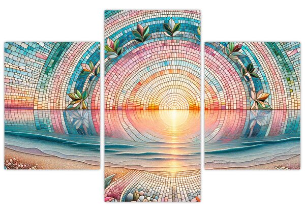 Slika – Mozaik zalaska sunca (90x60 cm)