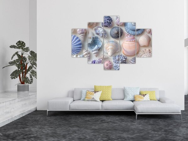 Slika - Zbirka školjaka (150x105 cm)
