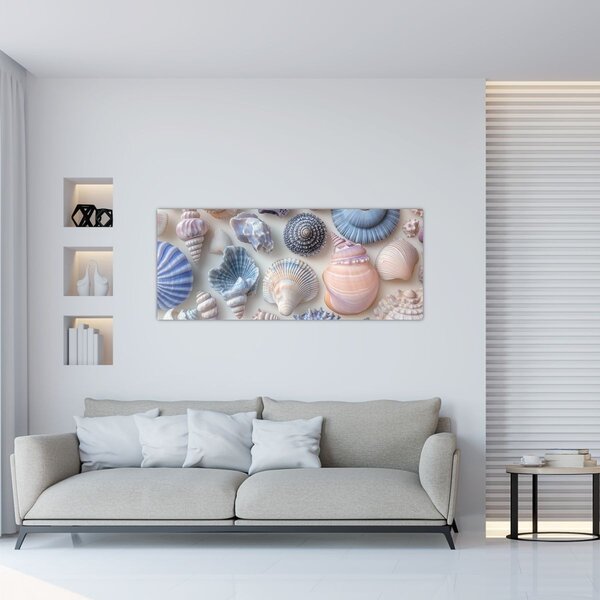 Slika - Zbirka školjaka (120x50 cm)